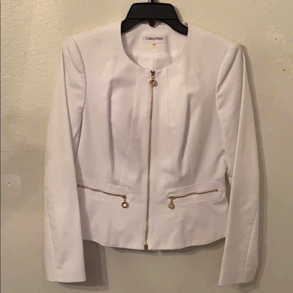 Calvin Klein White Blazer